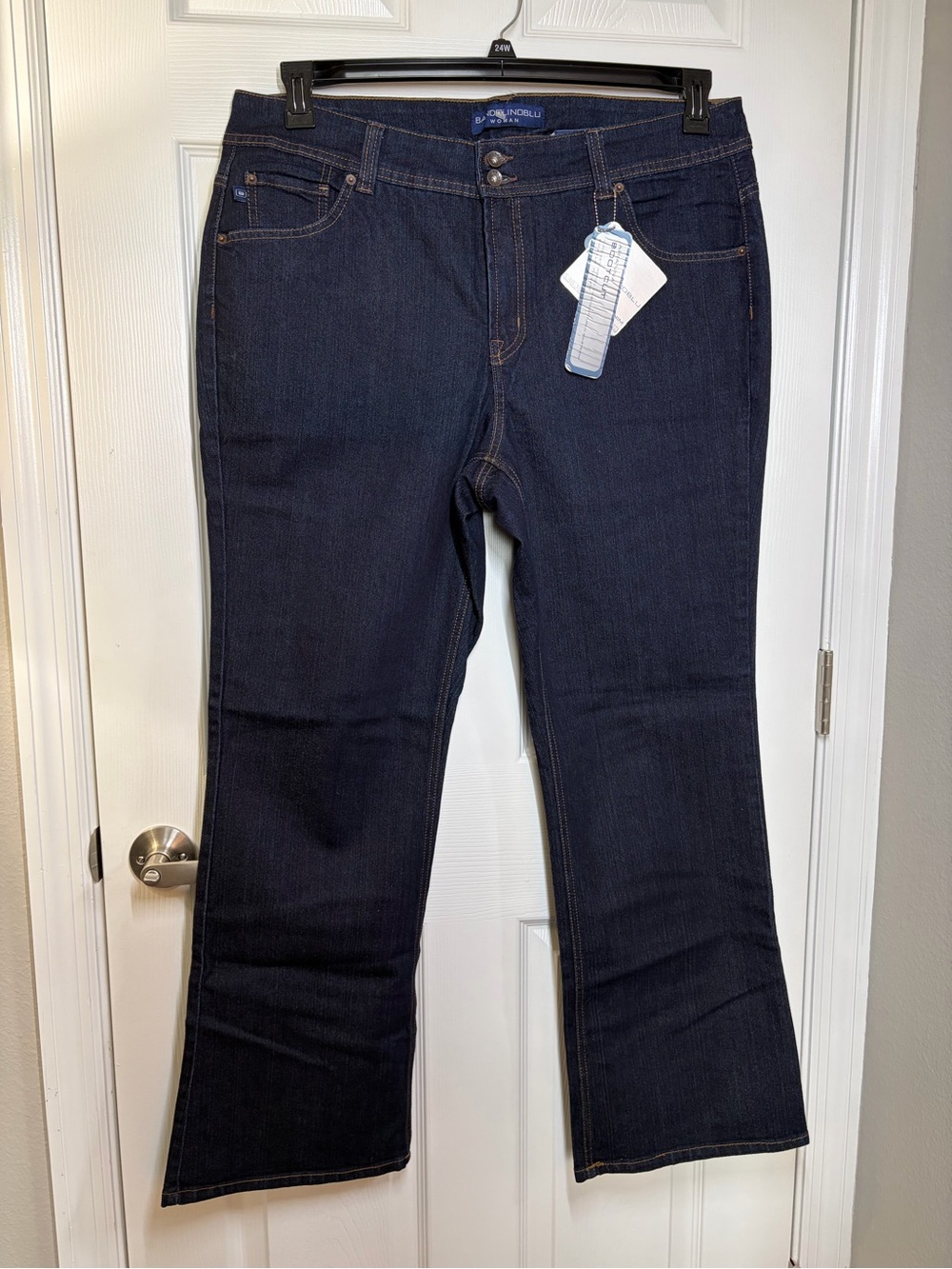 NWT! Bandolino Dark Blue Boot Cut Jeans